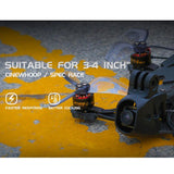 T-Motor F1408-II 2800KV FPV Drone Motor - Titanium Red