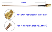 IPEX (UFL) TO SMA MALE (RPSMA) 10CM CABLE