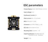 HGLRC SPECTER 60A 4in1 ESC 3-6S BL32 128K with Heat Sink