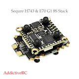 SEQURE H743 & E70 G1 Stack FC MPU6000 70A 128K ESC 4-8S
