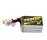 Tattu R-Line Version 6.0 1480mAh 160C 6S 22.2V SQ Lipo Battery Pack with XT60 Plug