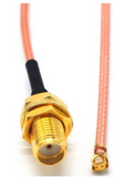 IPEX to SMA Female with low loss RG-178 Cable (10CM) Pigtail (2pcs.)
