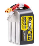 Tattu R-Line Version 5.0 850mAh 6S 22.2V 150C Lipo Battery Pack with XT30U-F Plug