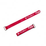iFlight 5pcs RC LiPo Battery Straps 10x130mm Rubberized Straps Non-Slip for Tiny Whoop Quadcopters Indoor Micro FPV Racing Drone (Red)