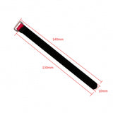 iFlight 5pcs RC LiPo Battery Straps 10x130mm Rubberized Straps Non-Slip for Tiny Whoop Quadcopters Indoor Micro FPV Racing Drone (Red)