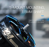 T-MOTOR F2004 KV1700 BLACK AND BLUE