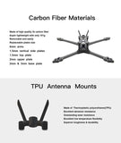 HGLRC Wind 6 6 Inch Hybrid Frame Kit Arm 6mm for FPV Racing Drone