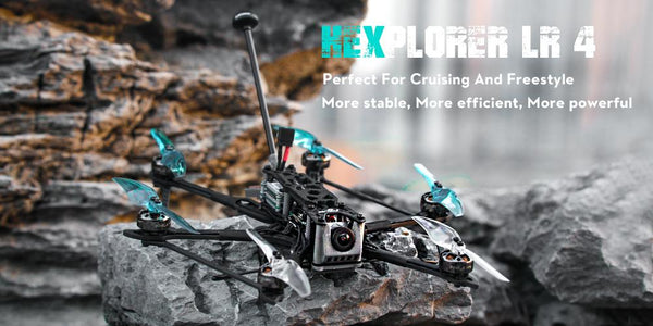 HEXplorer LR 4 4S Hexa-copter BNF Analog Caddx Ant Cam F411HEX BS13A 6IN1 600mw vtx with TBS Nano RX.