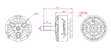HGLRC Forward 2408 1700KV Brushless Motor (1pcs.)