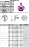 iFlight Xing X2306-2750Kv 3-4S Next Gen Motor Set of 4pcs Purple