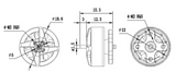 BetaFPV 1404 3800KV Brushless Motors (4pcs.)