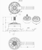 Brother Hobby Avenger V2 2507-1200Kv BL Motor set-4pcs