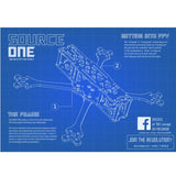 TBS SOURCE ONE HD 5INCH CF Frame Kit