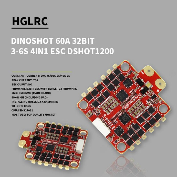 Hglrc cheap dinoshot 60a