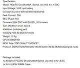 HGLRC DINOSHOT 60AMP 32BIT 3-6S 4 IN 1 D-shot1200 ESC