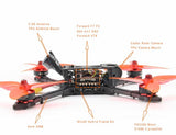 HGLRC Wind5 PNP 4S Racing Drone F7 Flight Control 60A 4 in 1 ESC 2306-2450KV Motor