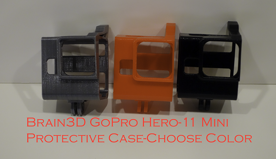 Gopro Hero 10 Black Bones TPU Protector Mount 3D Printed 8 Colors Available  