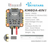 SKYSTARS KM60AMP BL_HELI-32 4 IN 1 ESC