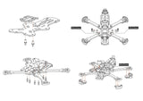 HGLRC Sector5 V3 HD Freestyle Frame Kit