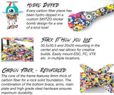 Lumenier QAV-R 2 SKITZO Freestyle 5" Quadcopter Frame (Hydro Dipped)