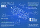 TBS Source One V0.2 5-Inch Mini Quadcopter Frame Kit