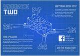 Team BlackSheep Source Two Version 0.1 FPV Racing Frame Kit
