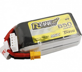 Tattu R-Line 650mAh 14.8V 95C 4S1P Lipo Battery Pack with XT30 Plug