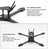 HGLRC Wind 5 Hybrid CF Frame Kit