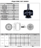 XING X1507-3600Kv FPV NextGen Motor (black)