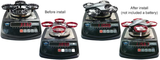 Rakonheli CNC AL and CF Upgrade Kit - Blade Inductrix 200-Black