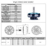 XING2 2604-1650KV 6S FPV Motor Unibell
