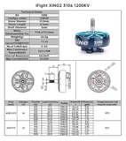 XING2 3106-1200KV FPV Motor Unibell