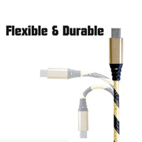 Micro USB Cable - Black/Gold