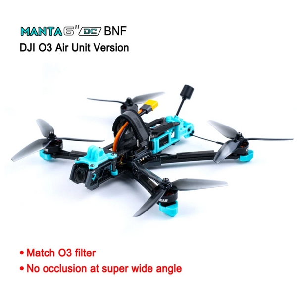 Axisflying MANTA6" / 6inch Cinematic / Freestyle DJI O3 Air Unit FPV BNF With GPS -6S