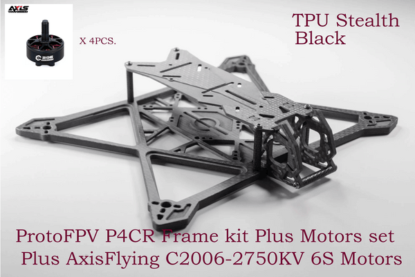 ProtoFPV PROTO4 Cinematic Racer Frame Kit with 4-Motors