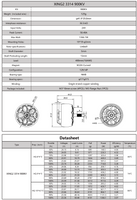 XING2 3314 Cinelifter Motor test chart