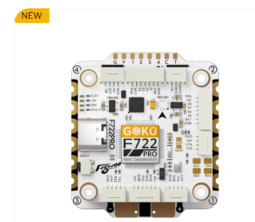 GOKU F722 Pro V2 55A 32Bit 128K 30X30 Stack