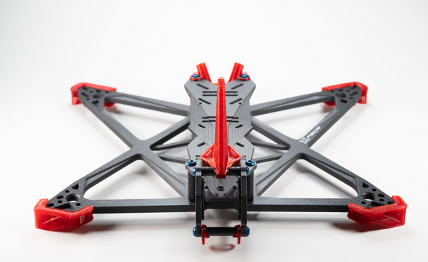ProtoFPV PROTO5 Cinematic Racer 2 Frame Kit (Rosso red)