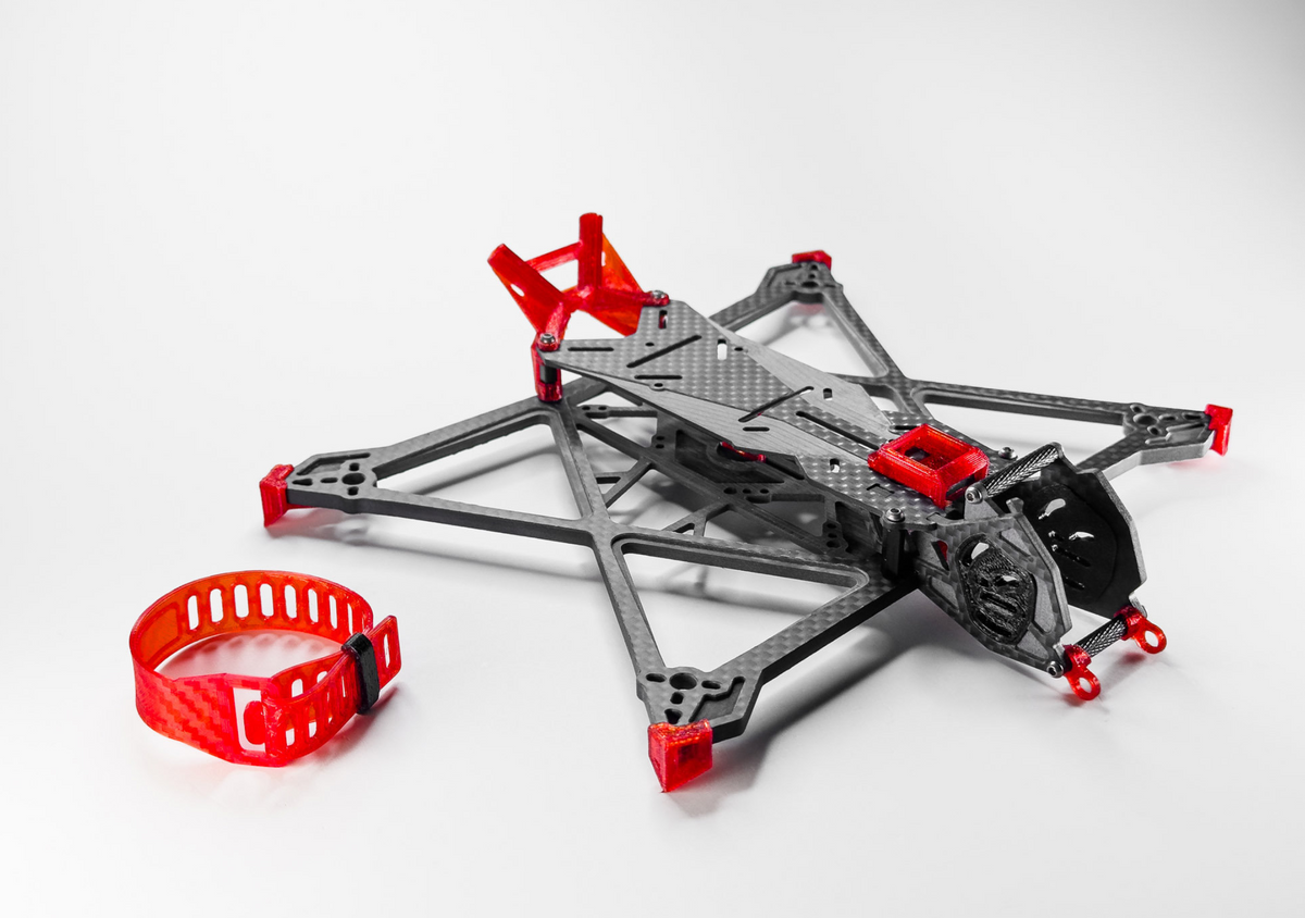 ProtoFPV PROTO4 Long Range frame kit-Rosso – AddictiveRC