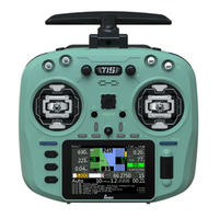 Jumper T15 2.4GHZ VS-M Hall Sensor Gimbals 3.5'' HD Color Touch Screen ELRS Radio (MINT GREEN)