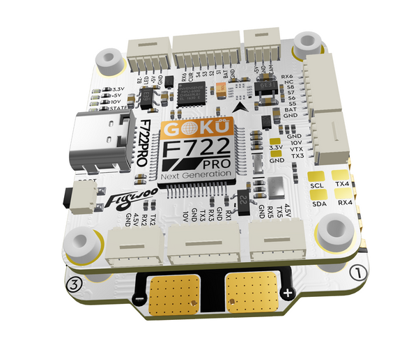 GOKU F722 Pro V2 55A 32Bit 128K 30X30 Stack – AddictiveRC GOKU F722 Pro V2 55A 32Bit 128K 30X30 Stack – AddictiveRC