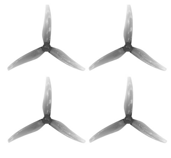 Gemfan SL 5125 Hurricane Durable 3 Blade 1.5 mm - Clear Gray