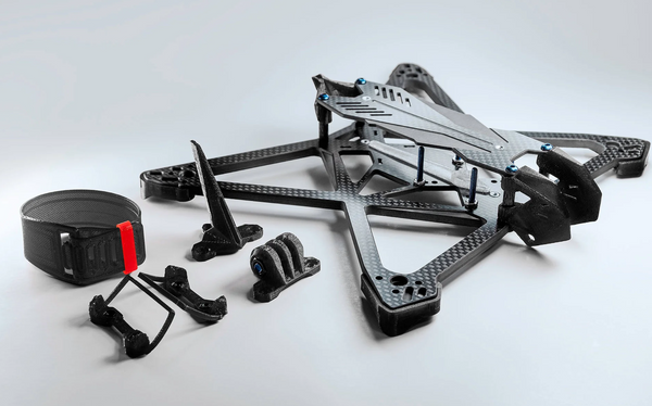 PROTO5 Cinematic Racer Frame Kit For DJI O4 Pro AU Stealth Black