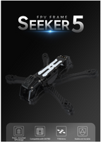 DeepSpace SEEKER5 DC 5inch FPV freestyle Frame Kit for DJI O4 PRO
