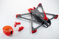 ProtoFPV PROTO5 Cinematic Racer 2 Frame Kit (Rosso red)
