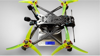 ProtoFPV PROTO5 Cinematic Racer 2 Frame Kit (Rosso red)