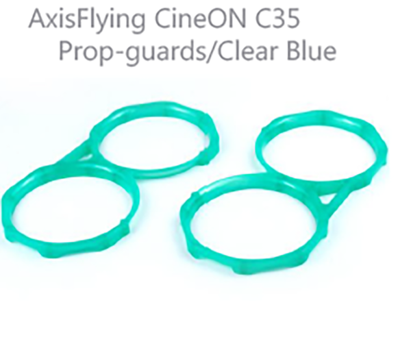 AxisFlying CineON C35 Prop guard set (Clear Blue)