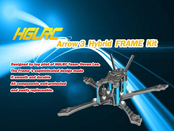 HGLRC Arrow 3 Hybrid CF Frame Kit