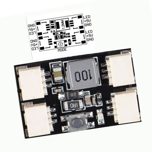 Ws2812 Module All JHEMCU WS2812 LED STRIPS WITH MULTI-EFFECT CONTROL MODULE – AddictiveRC