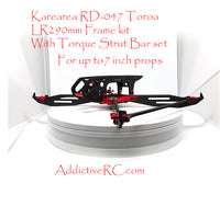 Karearea RD-047 Toroa with Torque Strut Bar LR290 CF Frame Set-RED